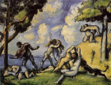  Batalla Lienzo - La batalla del amor Paul Cézanne